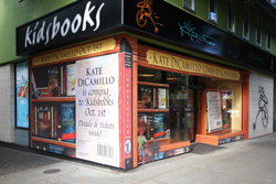 Kate DiCamillo window display Kidsbooks